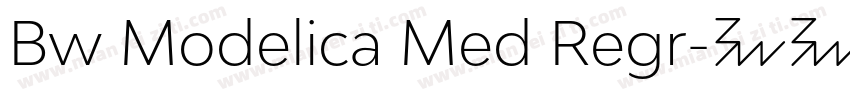 Bw Modelica Med Regr字体转换